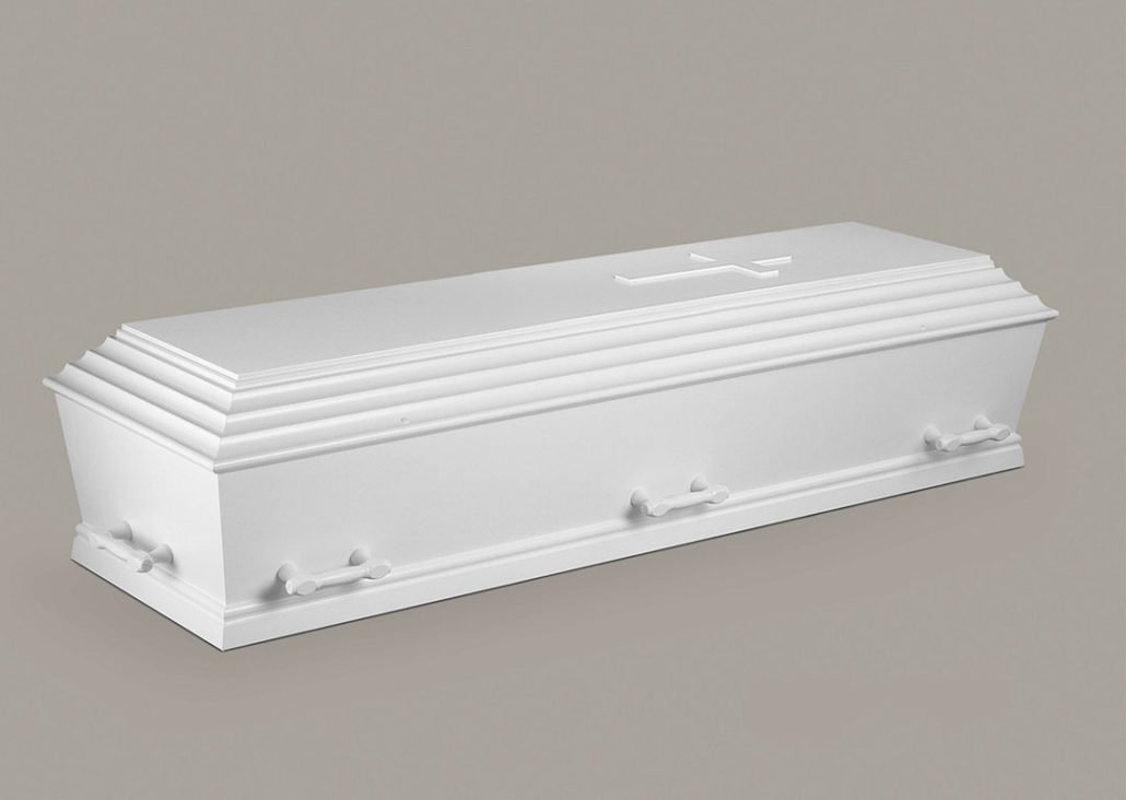 Hvid brændingskiste