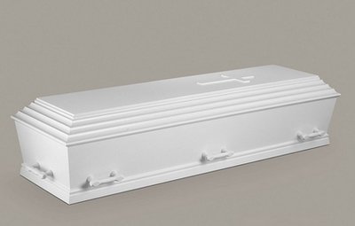 Hvid brændingskiste